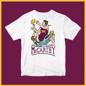 THE GREAT LINC MCCARTHY TEE: FRONT & BACK