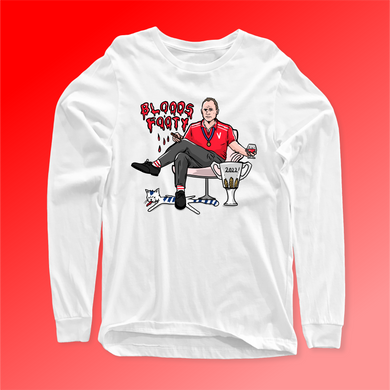 BLOODS FOOTY 2022: LONGSLEEVE FRONT ONLY