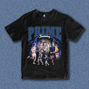 PRIME TRAIN BOOTLEG: FRONT ONLY - BLACK TEE