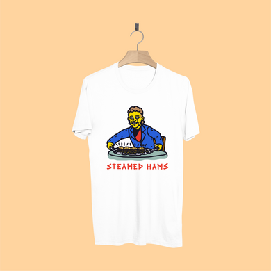 STEAMED HAMS TSHIRT FRONT ONLY