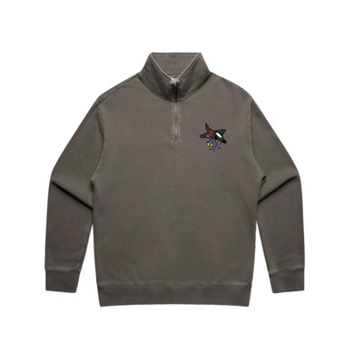 FADED ZIP JUMPER: WINDY HILL SUPPLY DPT