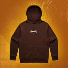 HAWKS MONO HOODIE: CHESTNUT BROWN