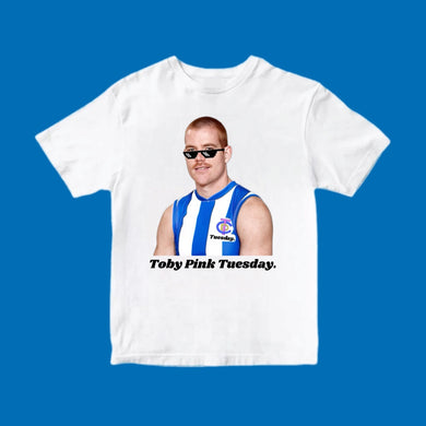 TOBY PINK TUESDAY: FRONT PRINT ONLY