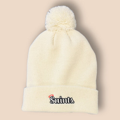 SAINTS STITCH OFF WHITE BEANIE