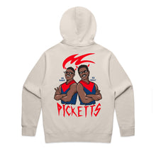 COUSIN PICKETT: RELAX BONE HOODIE - FRONT AND BACK