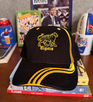 TIGERS TWO COLOUR VELCRO HAT: 90's VIC MARKET FIND