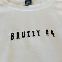 BRUZZY: WHITE STITCH TEE (LIMITED EDITION)