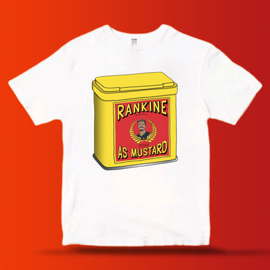 RAN-KINE AS MUSTARD: FRONT ONLY TEE