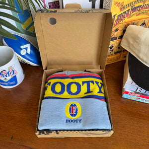 FOOTY BEANIE HOT BOX (LIMITED GIFT BOX)