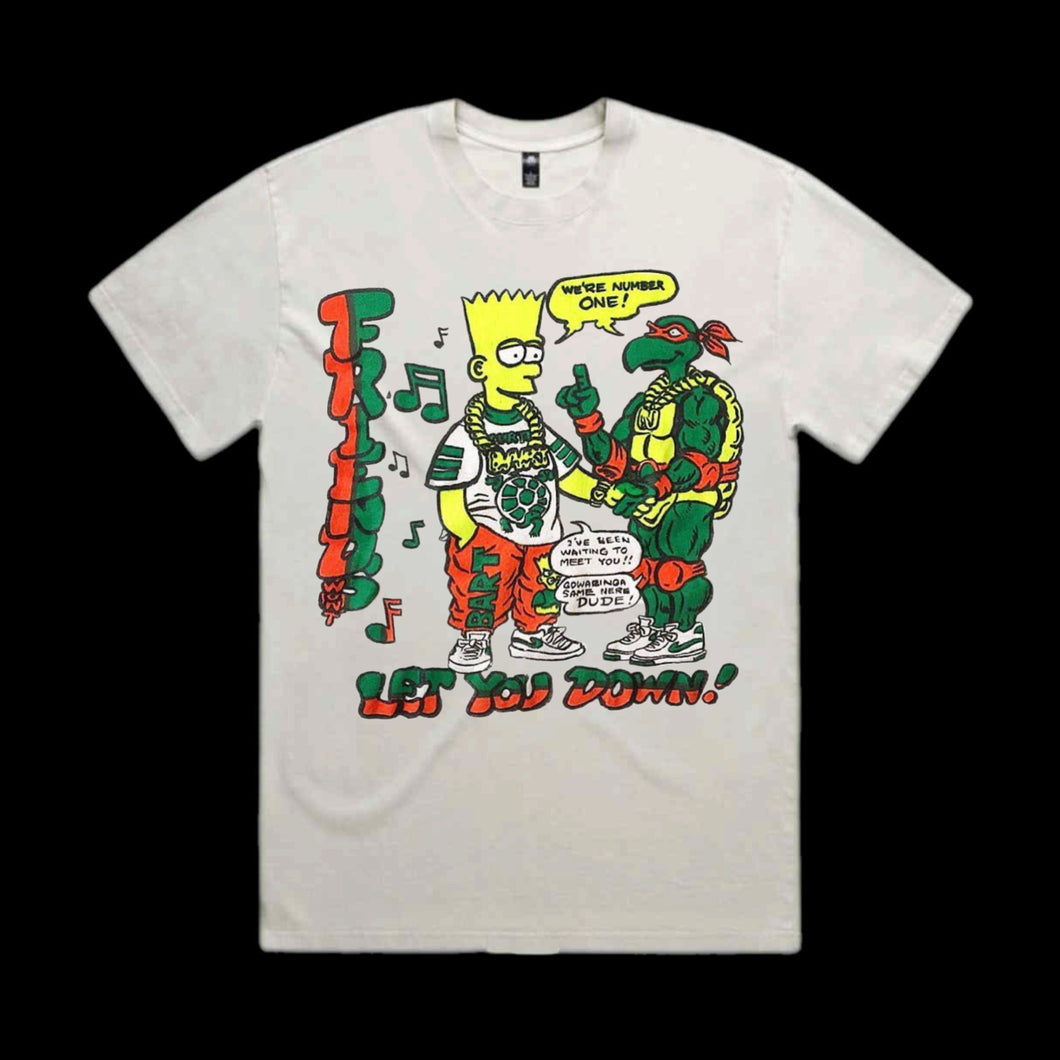 BOOTLEG TMNT/BART: FRONT ONLY