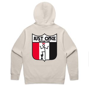 SAINTS - JUST ONCE: FRONT & BACK: BONE HOODY