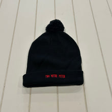 Two Metre Peter - black pom pom beanie (Sale)