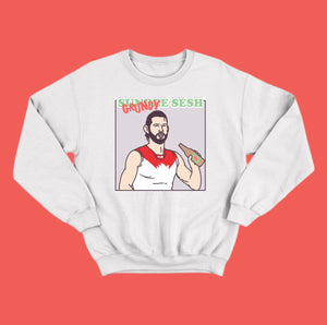 GRUNDY SESH SYDNEY EDITION JUMPER FRONT ONLY