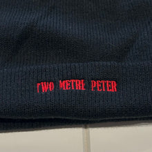 Two Metre Peter - black pom pom beanie (Sale)