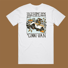 BACK OF A GINNI-VAN: FRONT & BACK - WHITE TEE