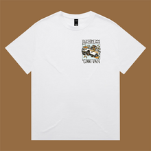 BACK OF A GINNI-VAN: FRONT & BACK - WHITE TEE