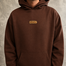 HAWKS STITCH HOODIE: CHESTNUT BROWN