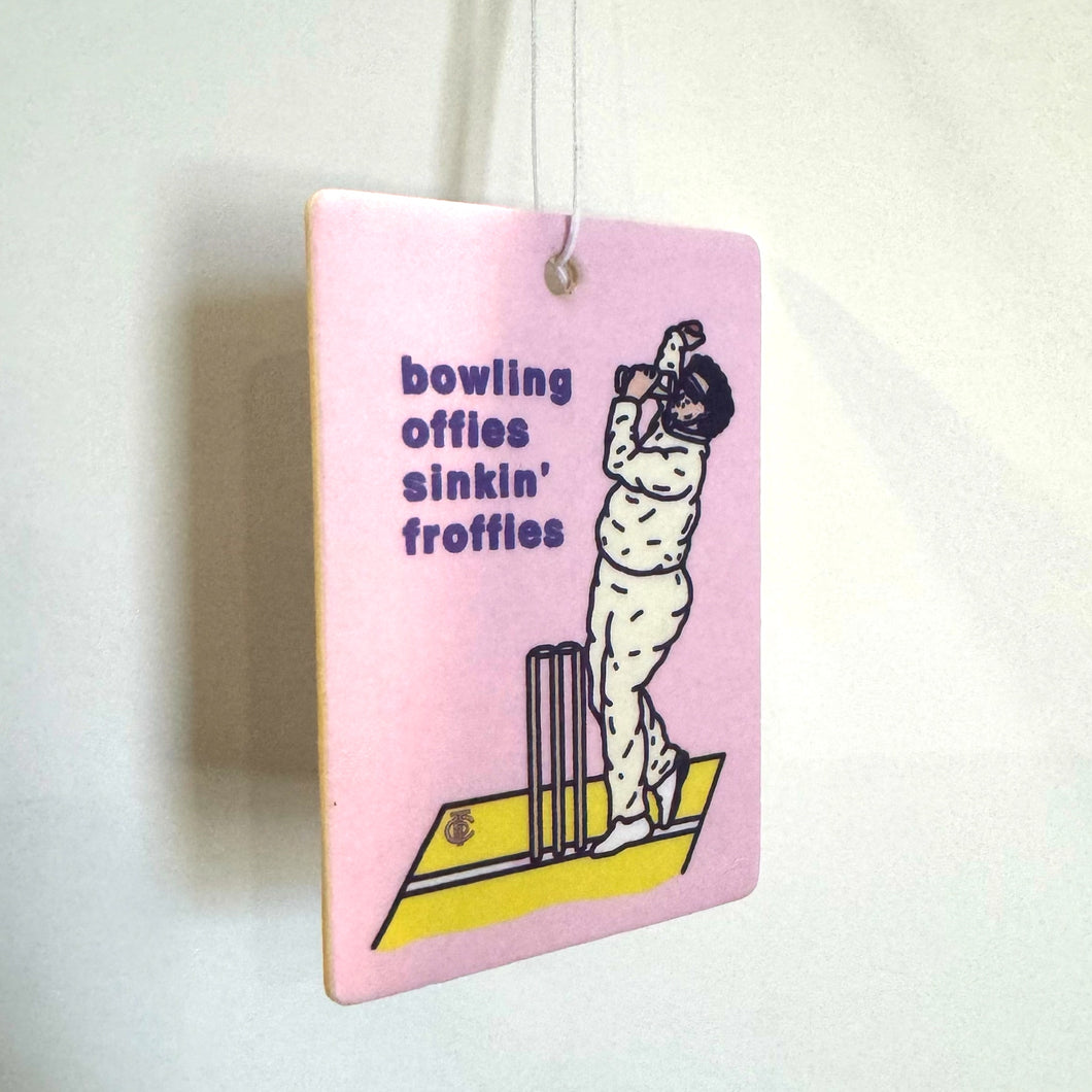 BOWLING OFFIES SINKING FROFFIES AIR FRESHENER