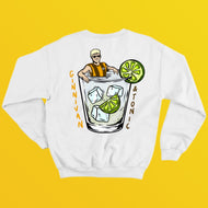 GIN & TONIC: JUMPER - FRONT & BACK - HAWKS EDITION