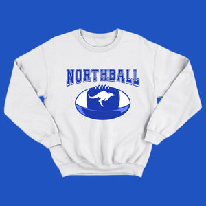 NORTHBALL: FRONT ONLY JUMPER - WHITE