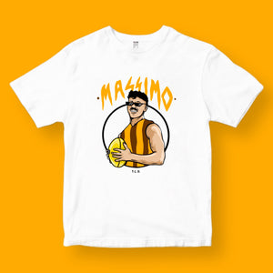 MASSIMO: FRONT ONLY - WHITE TEE