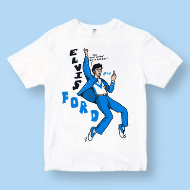 ELVIS FORD: FRONT ONLY WHITE TEE