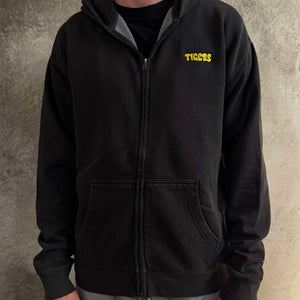 TIGERS - STITCH FADED RELAXED FULL ZIP HOODY