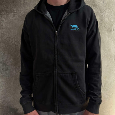 ROOS - STITCH FADED RELAXED FULL ZIP HOODY