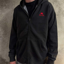 BLOODS - STITCH FADED RELAXED FULL ZIP HOODY