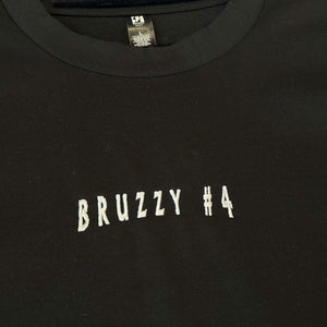 BRUZZY: BLACK STITCHED TEE (LIMITED EDITION)