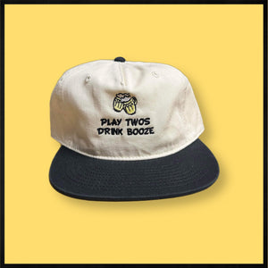 PLAY TWOS DRINK BOOZE: TWO TONE HAT