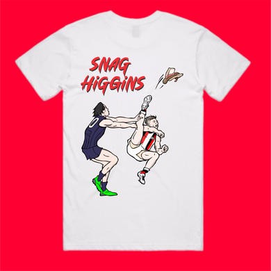 Snags Higgins Saints: Front + Back