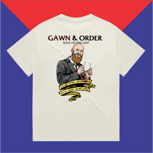 GAWN AND ORDER : FRONT AND BACK