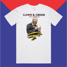 GAWN AND ORDER : FRONT AND BACK