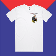 GAWN AND ORDER : FRONT AND BACK