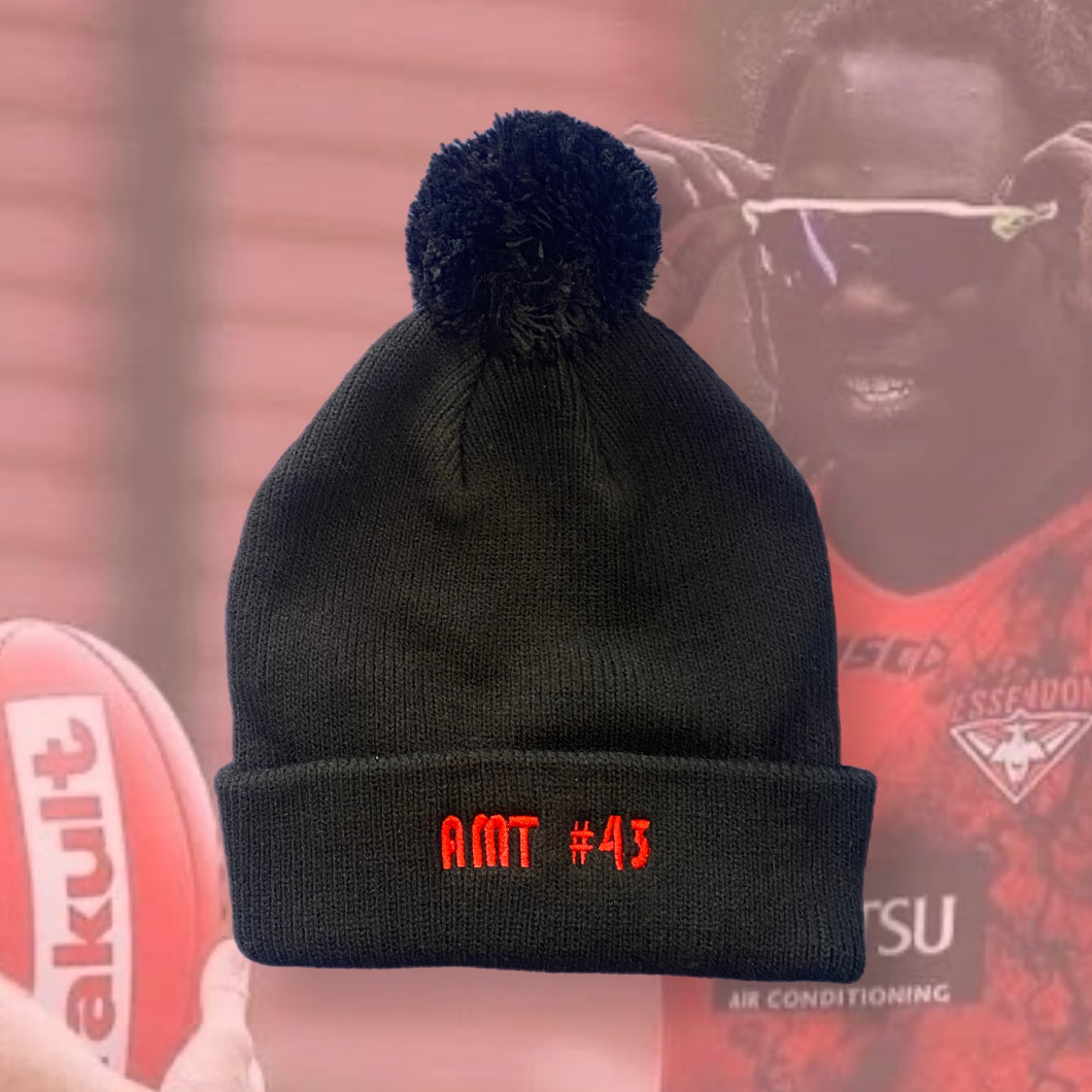 AMT #43: ALL BLACK KNIT BEANIE