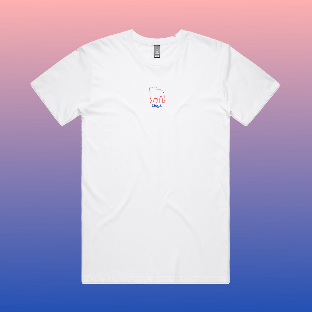 DOGS - SMALL FRONT CENTRE TEE