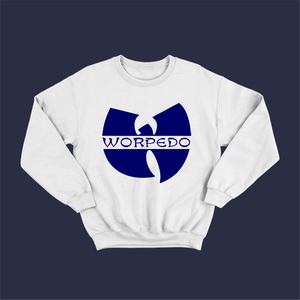 WOR - TANG : WHITE JUMPER - FRONT ONLY