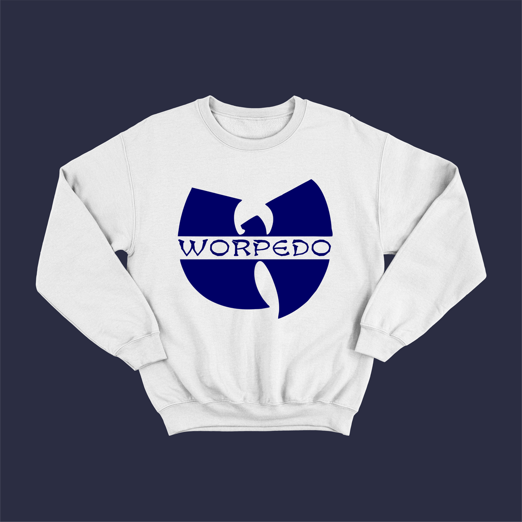 WOR - TANG : WHITE JUMPER - FRONT ONLY