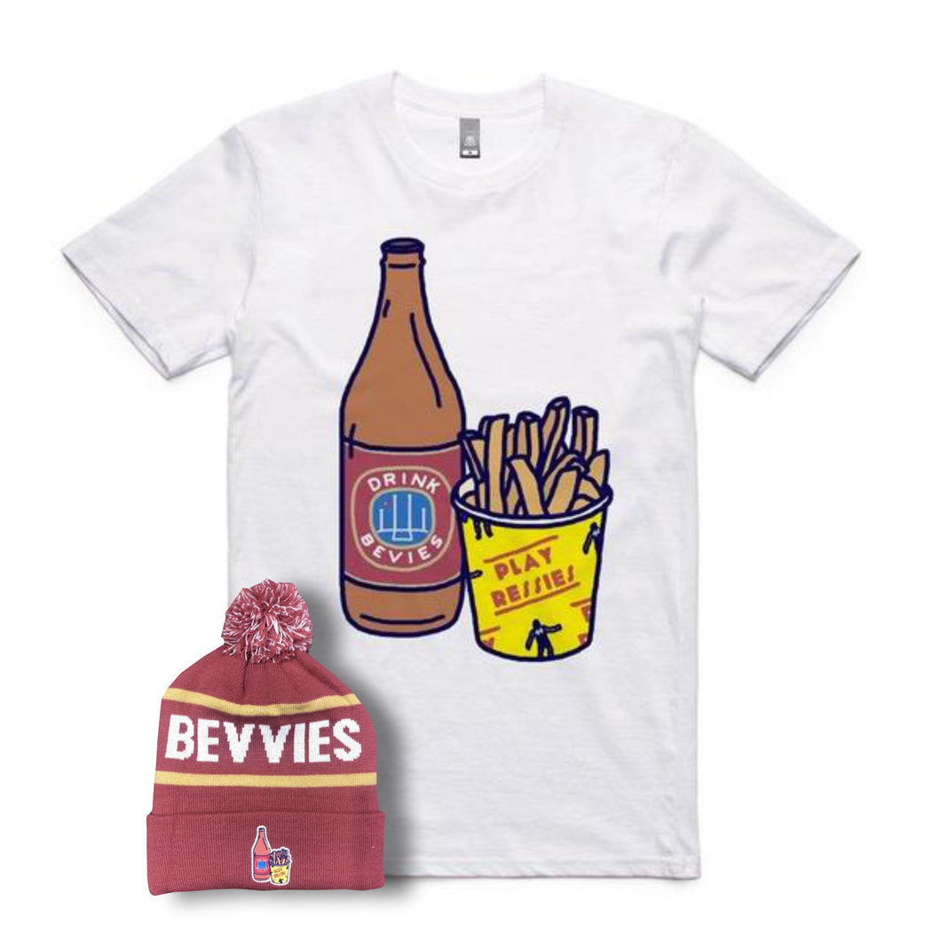 DRINK BEVVIES + PLAY RESSIES: BEANIE COMBO