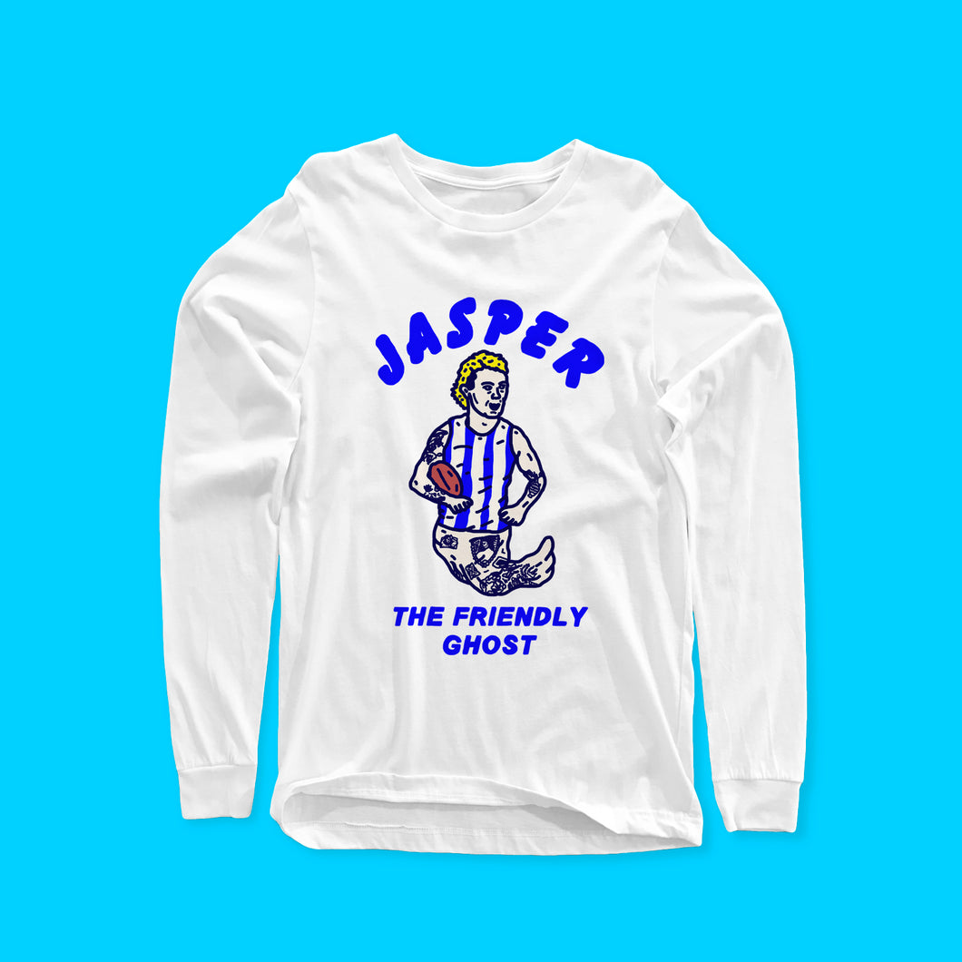 JASPER THE FRIENDLY GHOST: LS FRONT ONLY