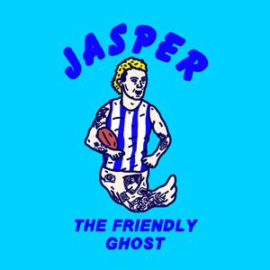 JASPER THE GHOST SHORT SLEEVE TEE FRONT ONLY