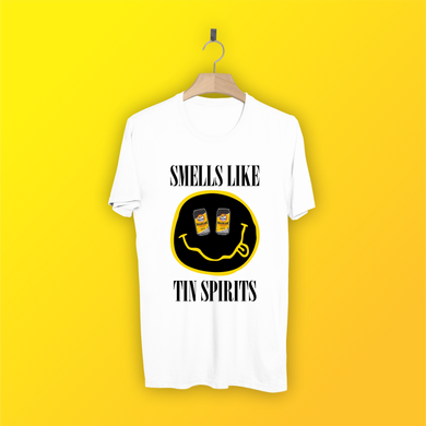 SMELLS LIKE TIN SPIRITS - FRONT ONLY