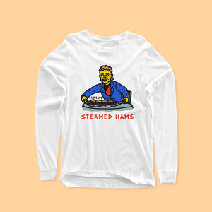 STEAMED HAMS LONG SLEEVE FRONT ONLY