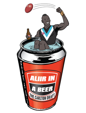 ALIIR IN A BEER: FRONT & BACK