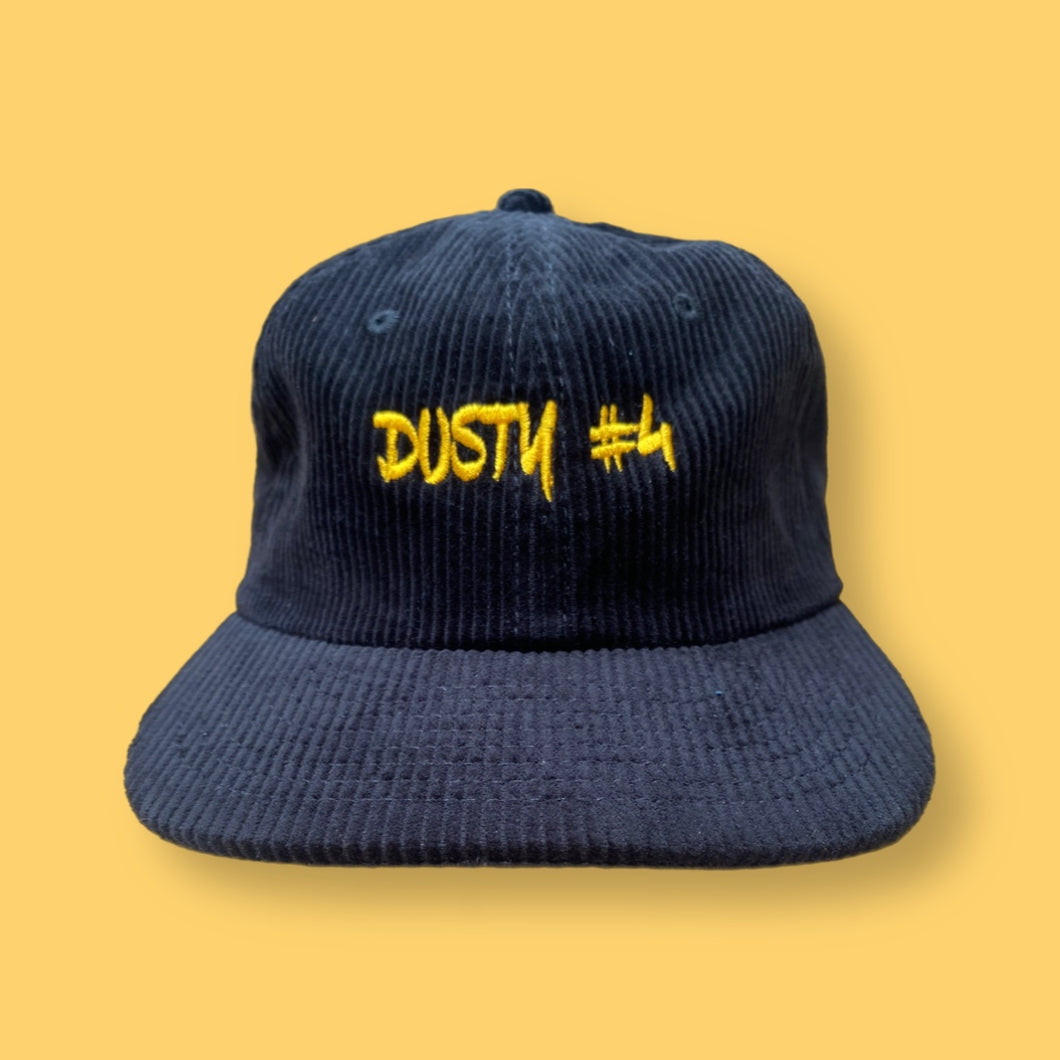 DUSTY#4: CORD HAT - BLACK