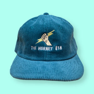 THE HORNET - TEAL CORD HAT