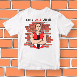 BRICK WALL WILKIE: FRONT & BACK