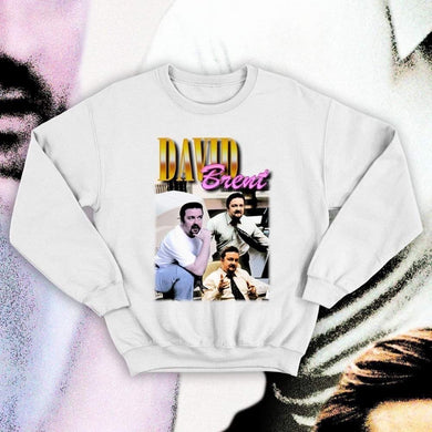 BOOTLEG DAVID BRENT JUMPER: WHITE