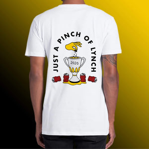 PINCH OF LYNCH TEE FRONT AND BACK